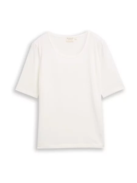 TOM TAILOR Tricou alb