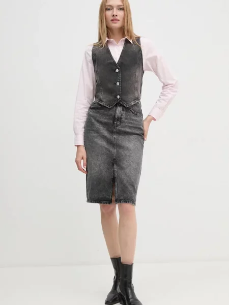 Gant camasa din femei cu guler clasic regular roz