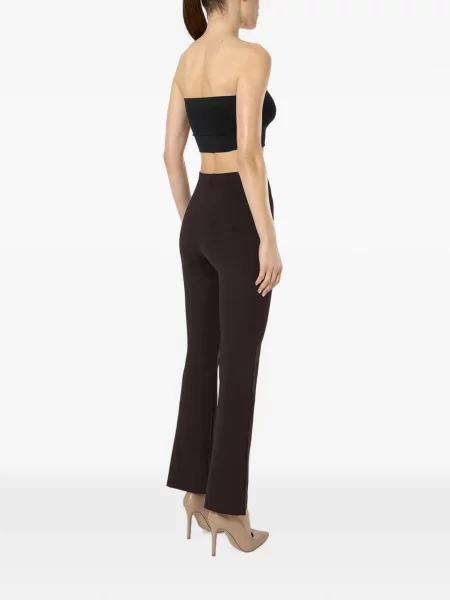 Pantaloni Wolford evazate maro
