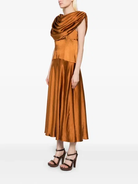 Rochie Amsale de costum maro