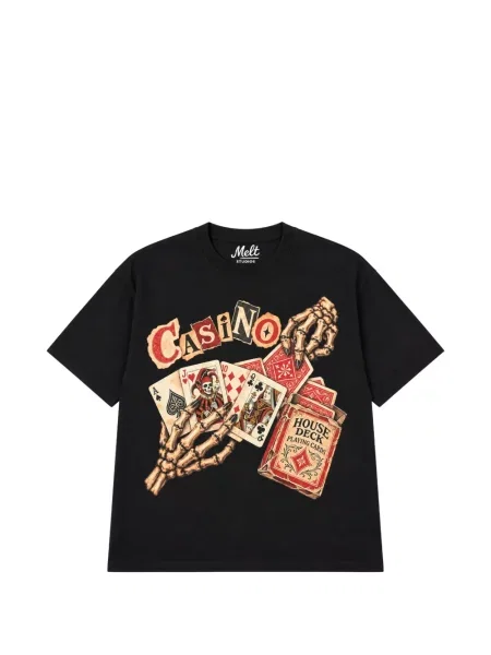 Tricou Melt cu imagine negru