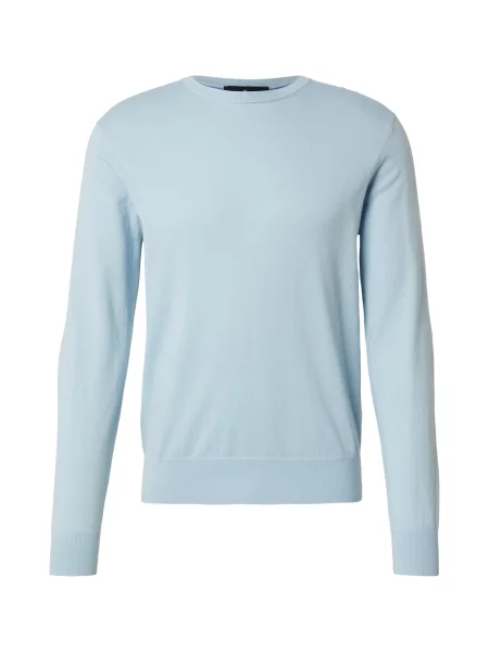 Hackett London Pulover albastru pastel gri