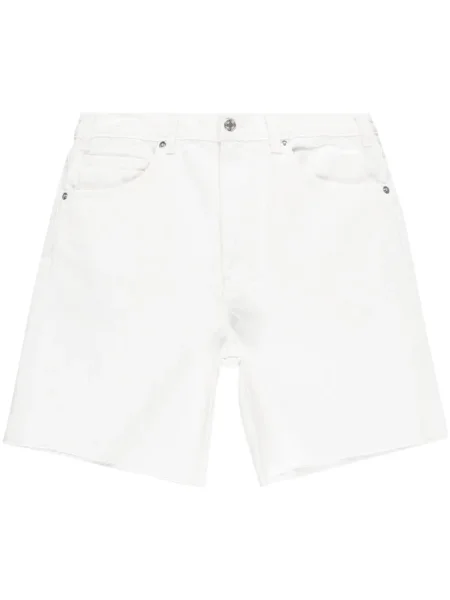 Krótkie szorty jeansowe Nili Lotan białe