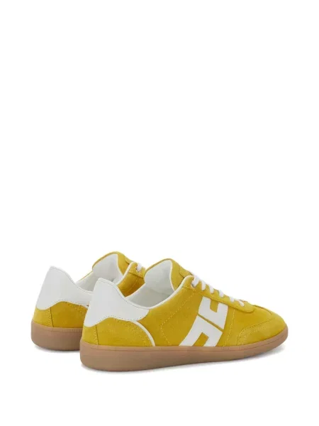 Sneakerși Elisabetta Franchi din piele galben