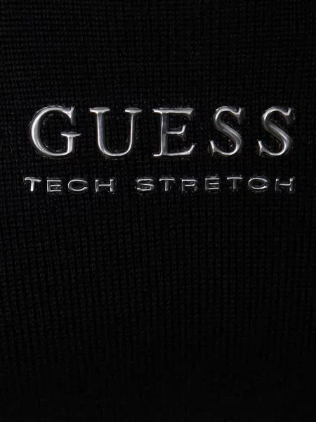 Шерстяное поло Guess черное