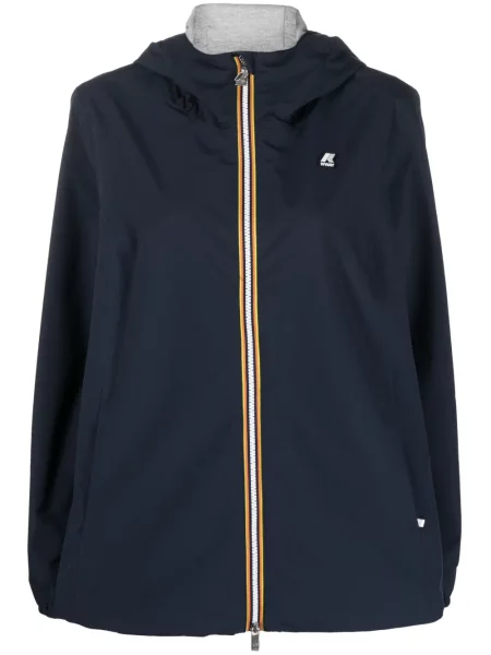 Wiatrówka K-way R&d z kapturem niebieska