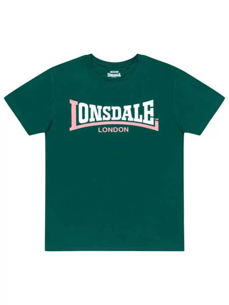 T-shirty Lonsdale Two Tone biała