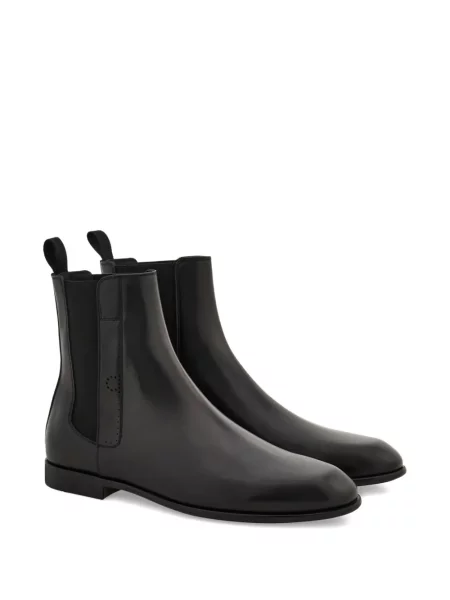 Botine Ferragamo din piele negru