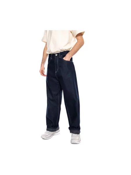 Jeansy Carhartt Wip niebieskie