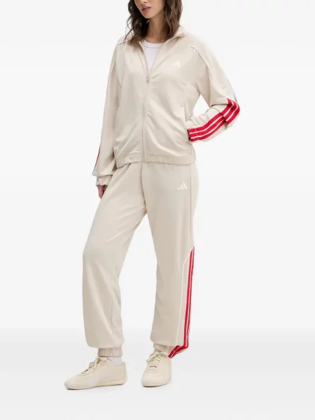 Csíkos futó nadrág Adidas fekete