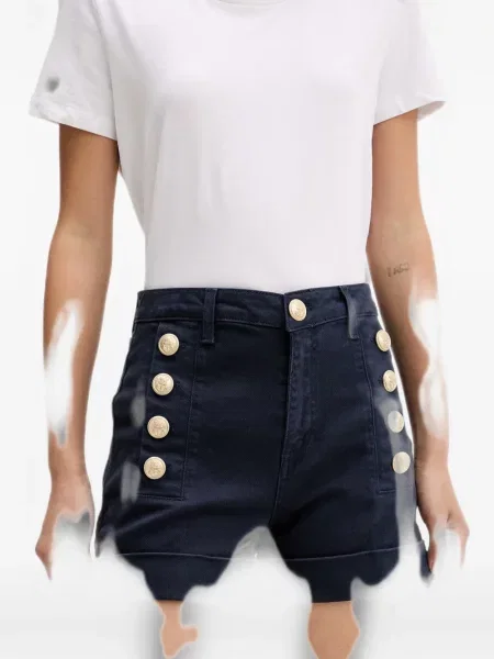 Pantaloni scurți din denim Vicolo albastru