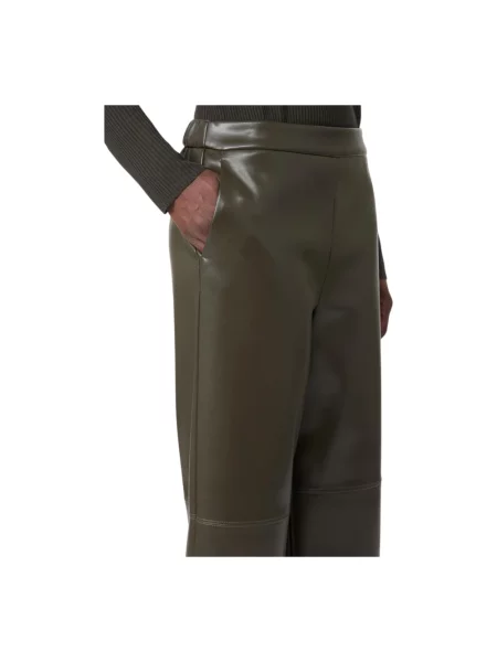 Spodnie Max Mara brązowe