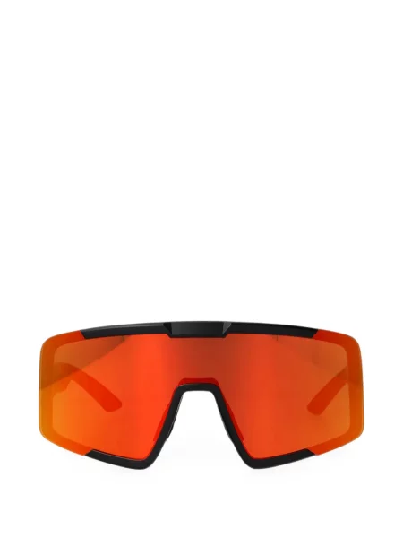 Ochelari de soare Prada Linea Rossa cu imprimeu geometric negru