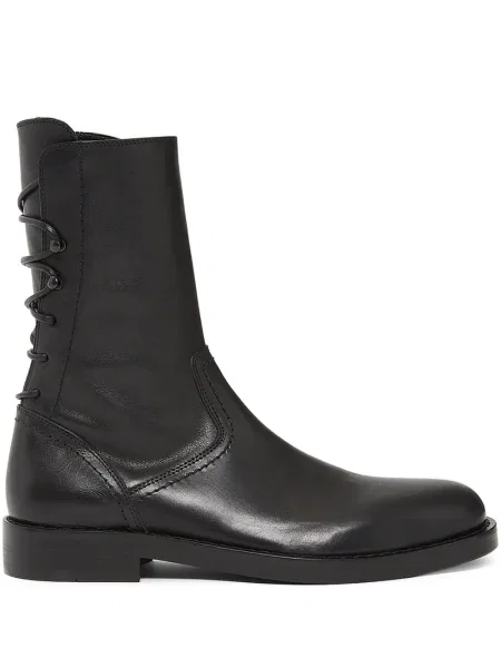 Cizme scurte Ann Demeulemeester biker negru