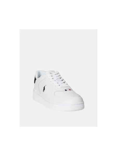 Polo Ralph Lauren sneakers din piele Mastr Ct Rib alb