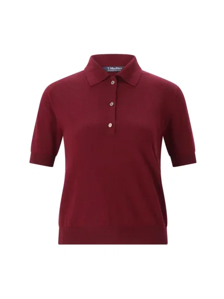 Sweter S Max Mara czerwony