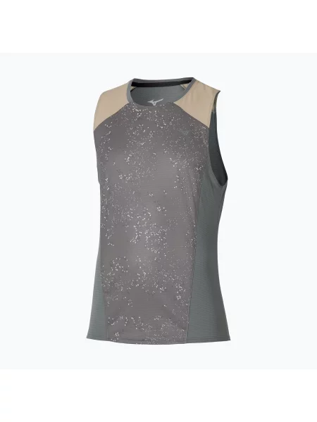 Tricou de alergare pentru bărbați Mizuno Active DryAeroFlow Graphic Tank Top lava smoke