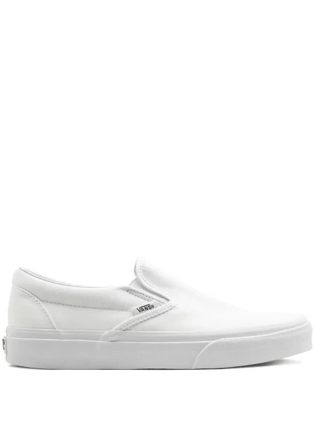 Sneakerși Vans slip-on clasici alb
