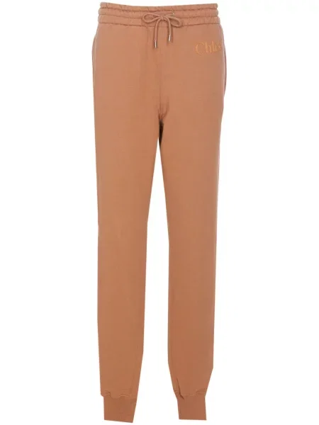 Pantaloni Chloé cu broderie