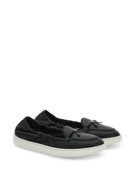 Pantofi loafer Ferragamo cu funde negru
