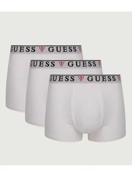GUESS Boxeri BRIAN roșu / negru alb