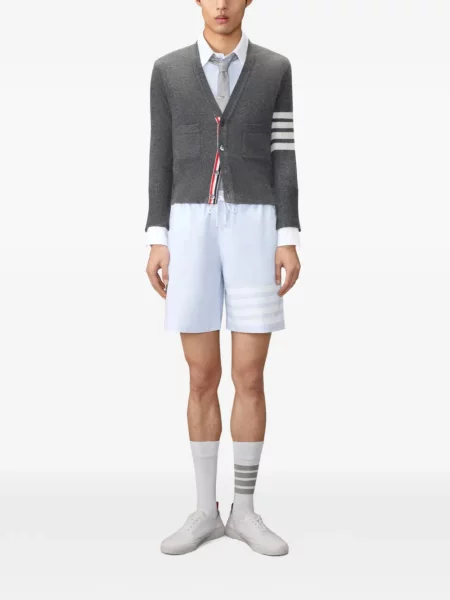 Šortai Thom Browne ruoželis mėlyna