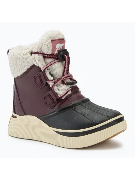 Детски ботуши за сняг Sorel Youth Out N About IV Chillz epic plum/black черно