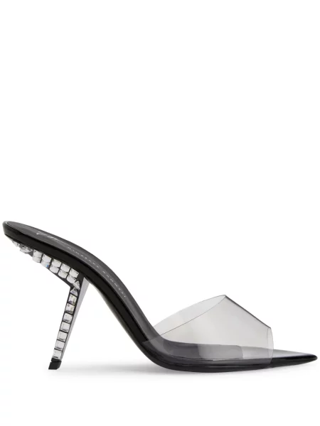 Sandale Giuseppe Zanotti transparente negru