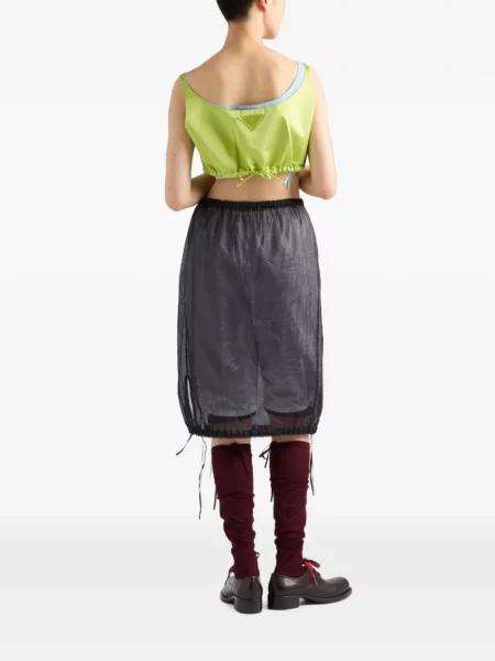 Decupat top Prada verde