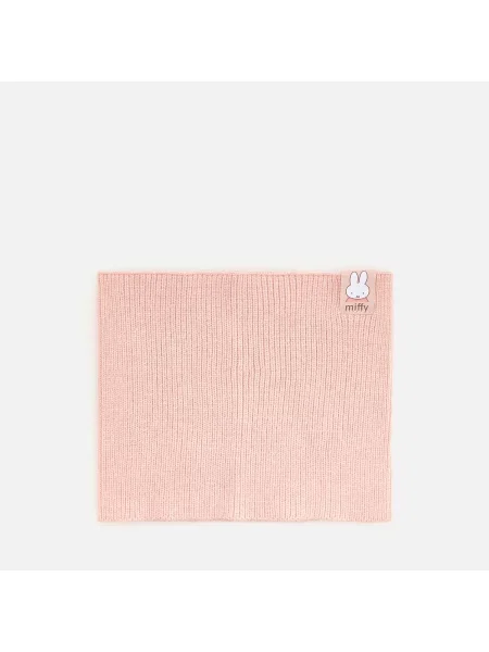 Reserved Miffy bordázott csősál pasztellpink