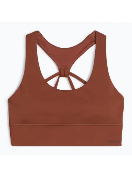 Olcsóbban. PUMA Evolve Longline teak fitnesz melltartó. Méret: L barna