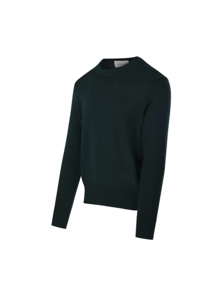 Sweter Ami Paris wełniany zielony