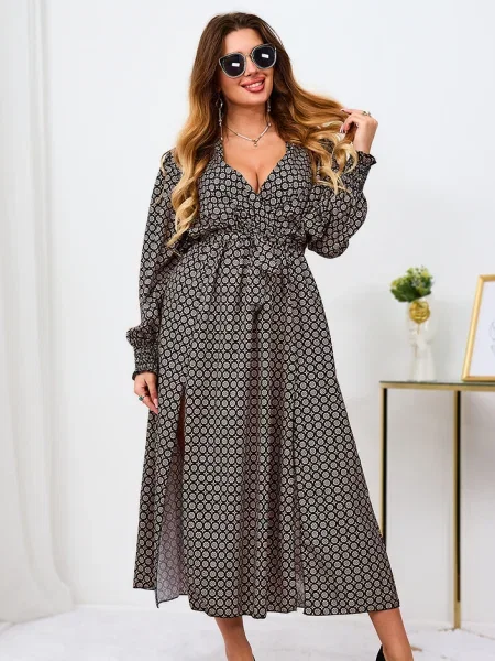 Rochie maxi Resti de costum negru