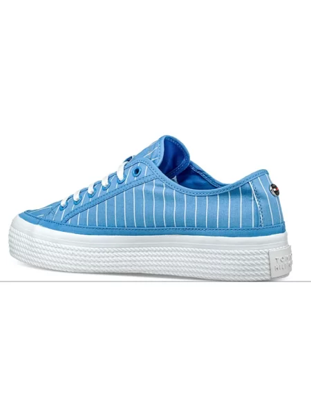 Sneakersy Tommy Hilfiger w paski niebieskie