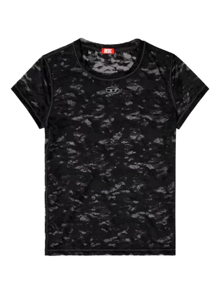 Tricou Diesel din dantelă negru