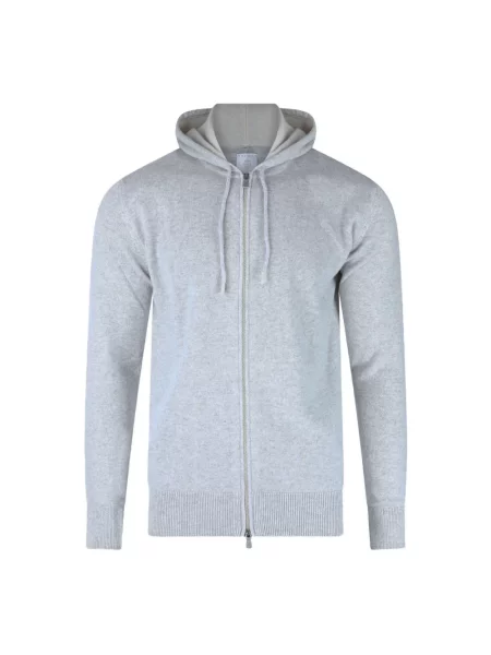 Sweter Eleventy z kaszmiru szary