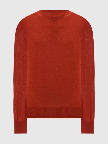 Джемпер із кашеміру і шовку Agnona червоний