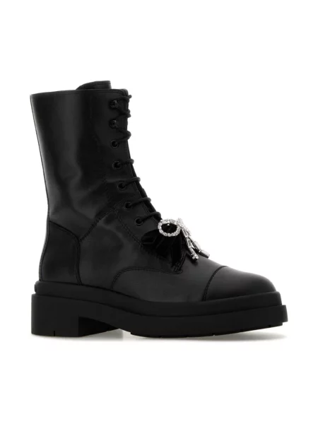 Botki Jimmy Choo skórzane czarne