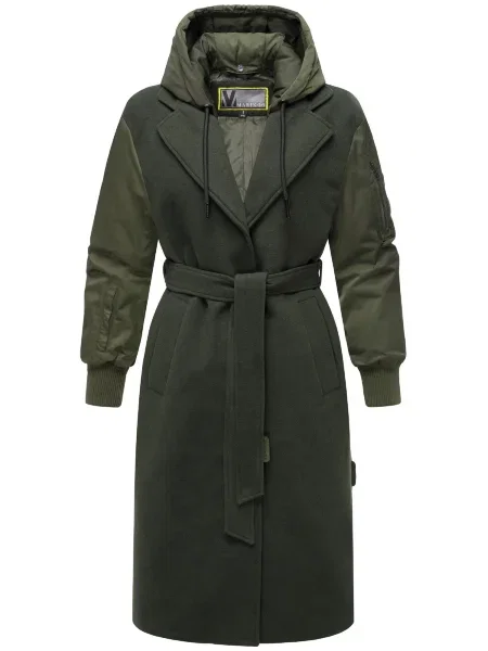 MARIKOO Palton de iarnă Tjadee pin verde