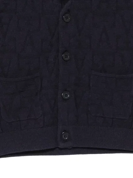 Dětské kardigan Emporio Armani modrý