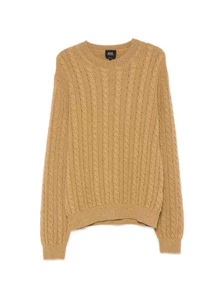 Pulover A.p.c. cu decolteu rotund