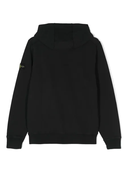 Bluza z kapturem dziecięca Stone Island czarna