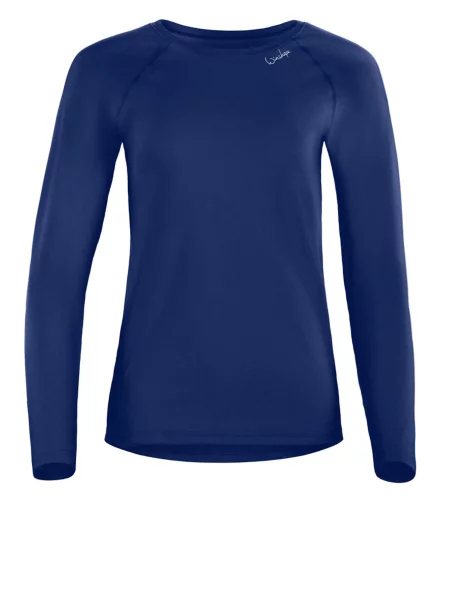 Winshape Tricou funcțional închis albastru