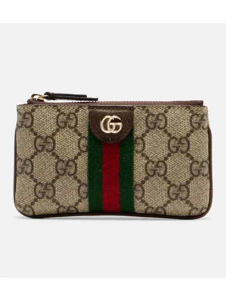 Portofel Gucci cu dungi bej