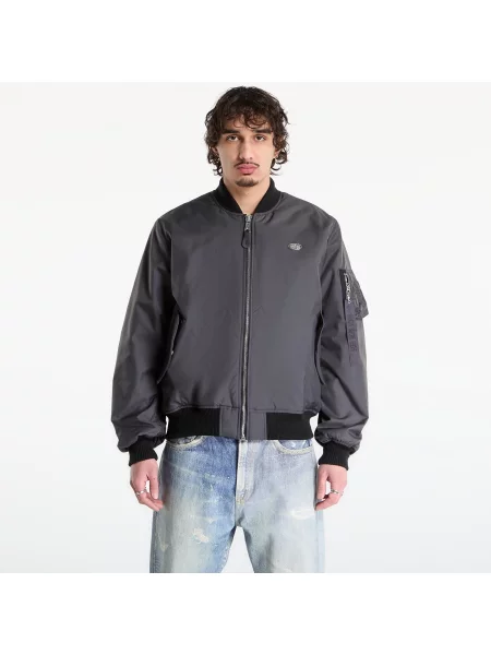 Alpha Industries kurtka bomber World Logo szara