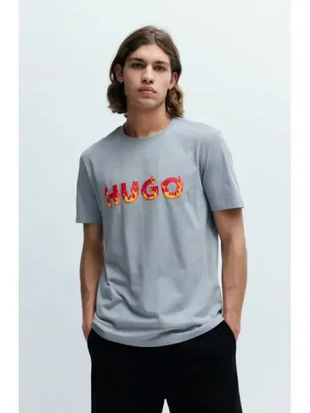 HUGO Tricou Danda gri