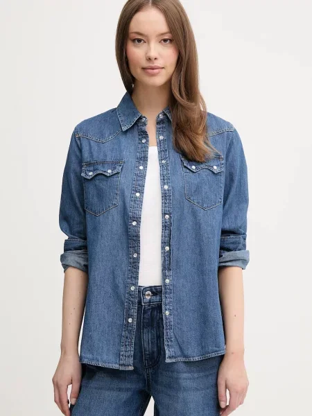 United Colors Of Benetton дънкова риза син