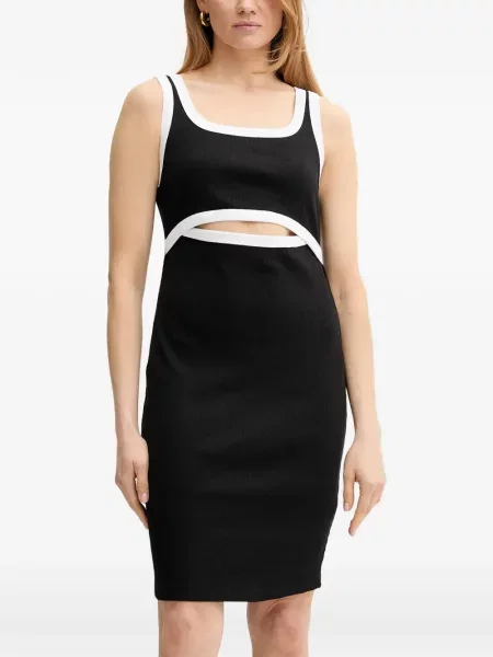 Rochie mini Liu Jo fără mâneci negru
