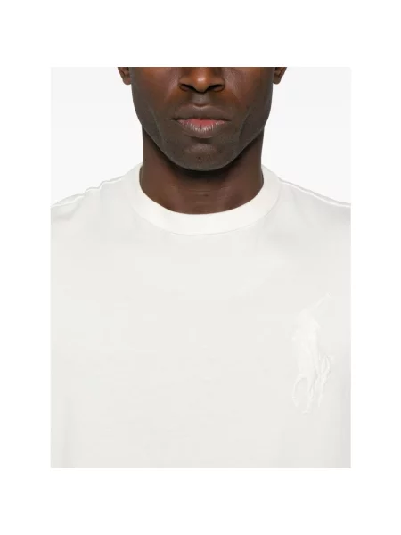 Polo Ralph Lauren t-shirt gładki beżowy