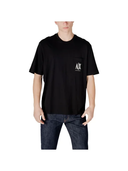 ARMANI EXCHANGE Tričko / biela čierna